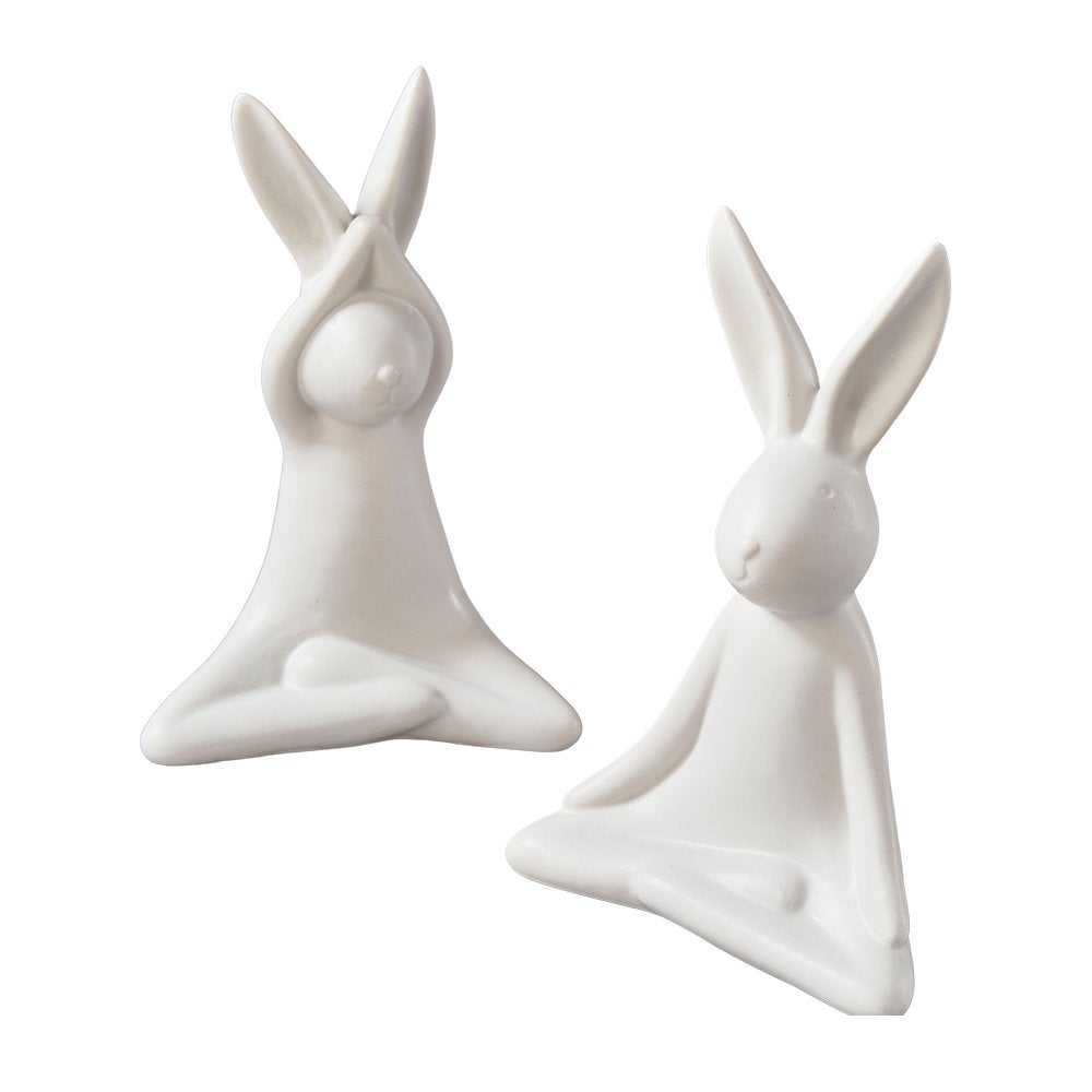 Easter bunny decoration set yoga
