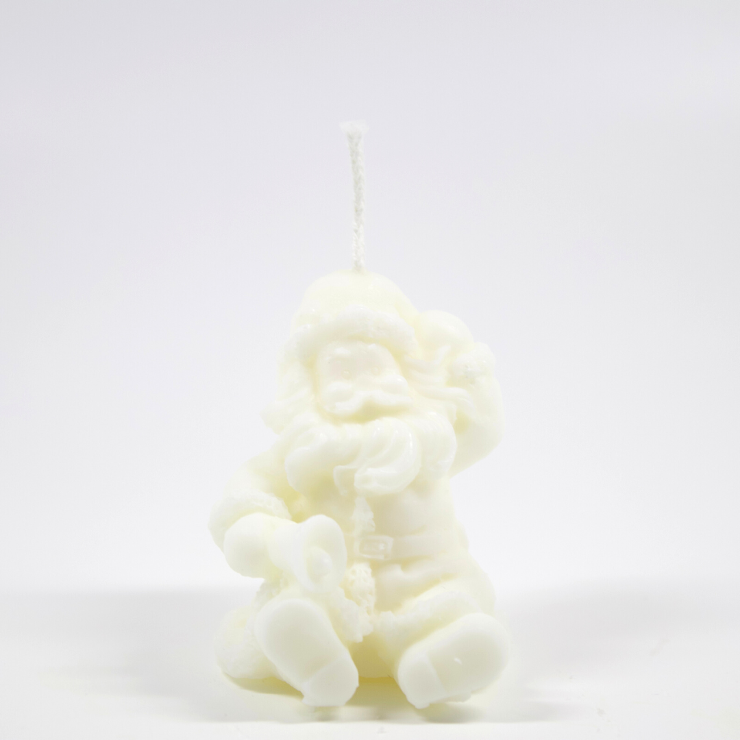 Santa scented candle