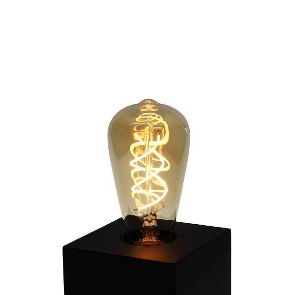 LED Glühbirne Spiral-Filament Vintage Look Dimmbar
