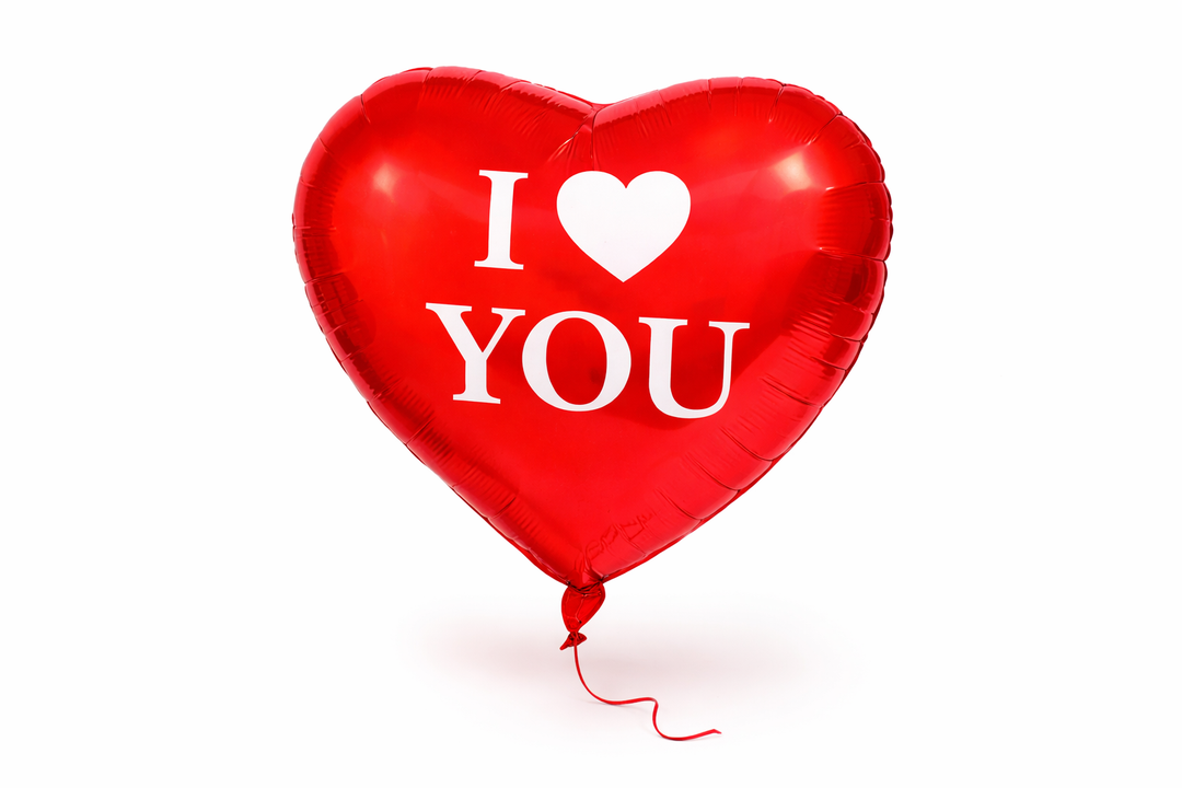 Ballon Herz I love you