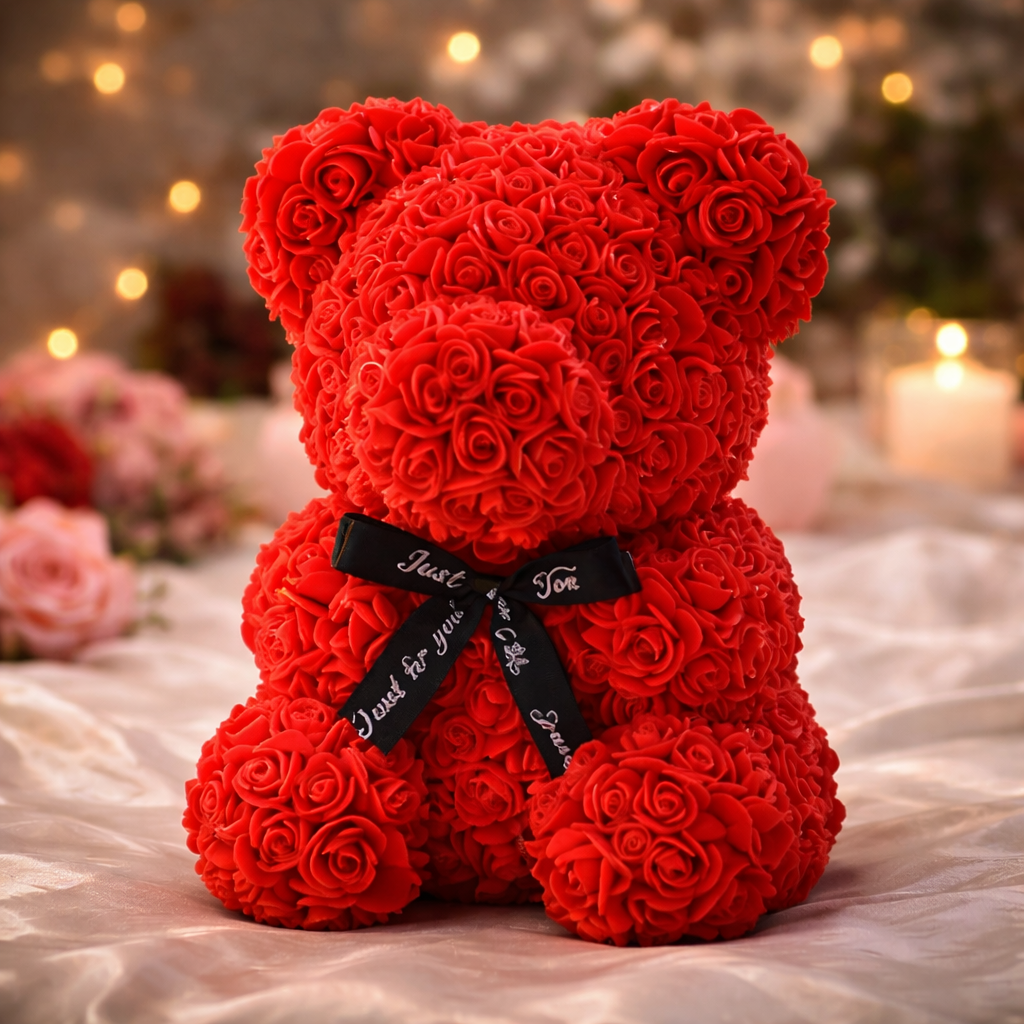 Rosenbär rot 25 cm 