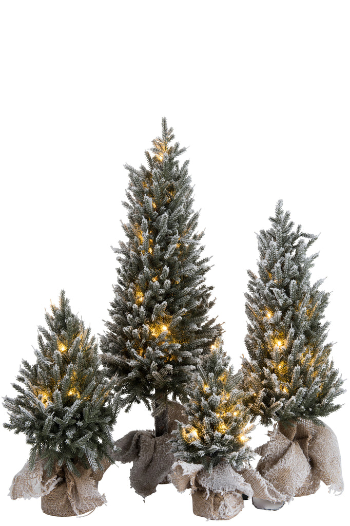 Weihnachtsbaum + LED Schneebedeckt Groß