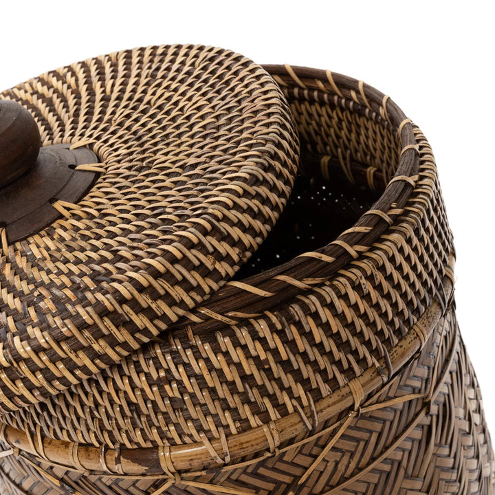 Rattan decorative basket