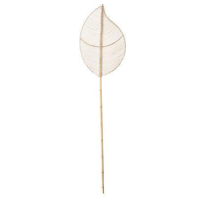 Deko Objekt Rattan Blatt 4er Set