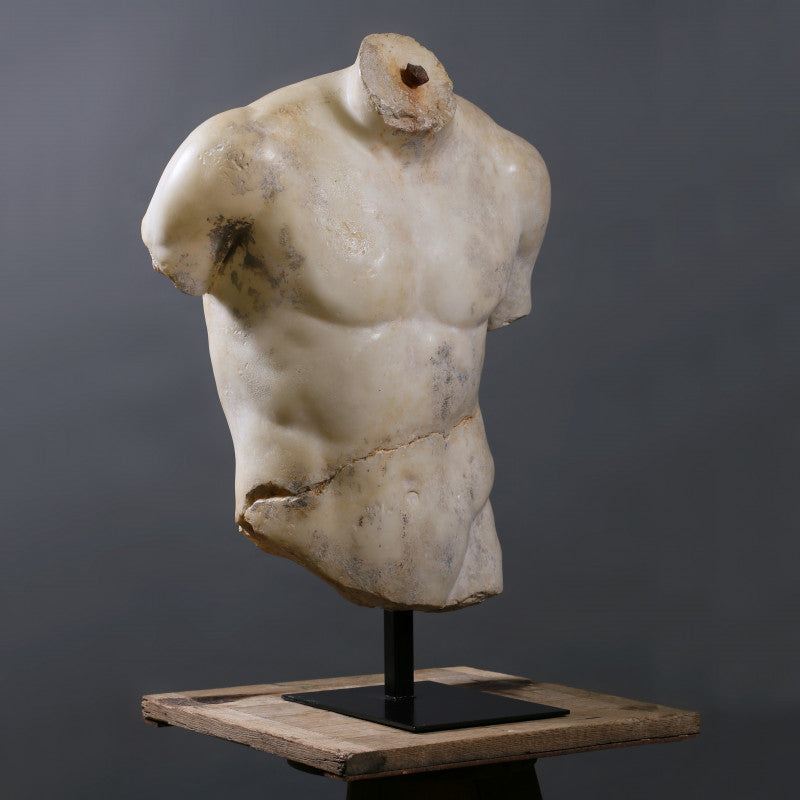 Deko Objekt Griechische Skulptur Antik Torso Mann