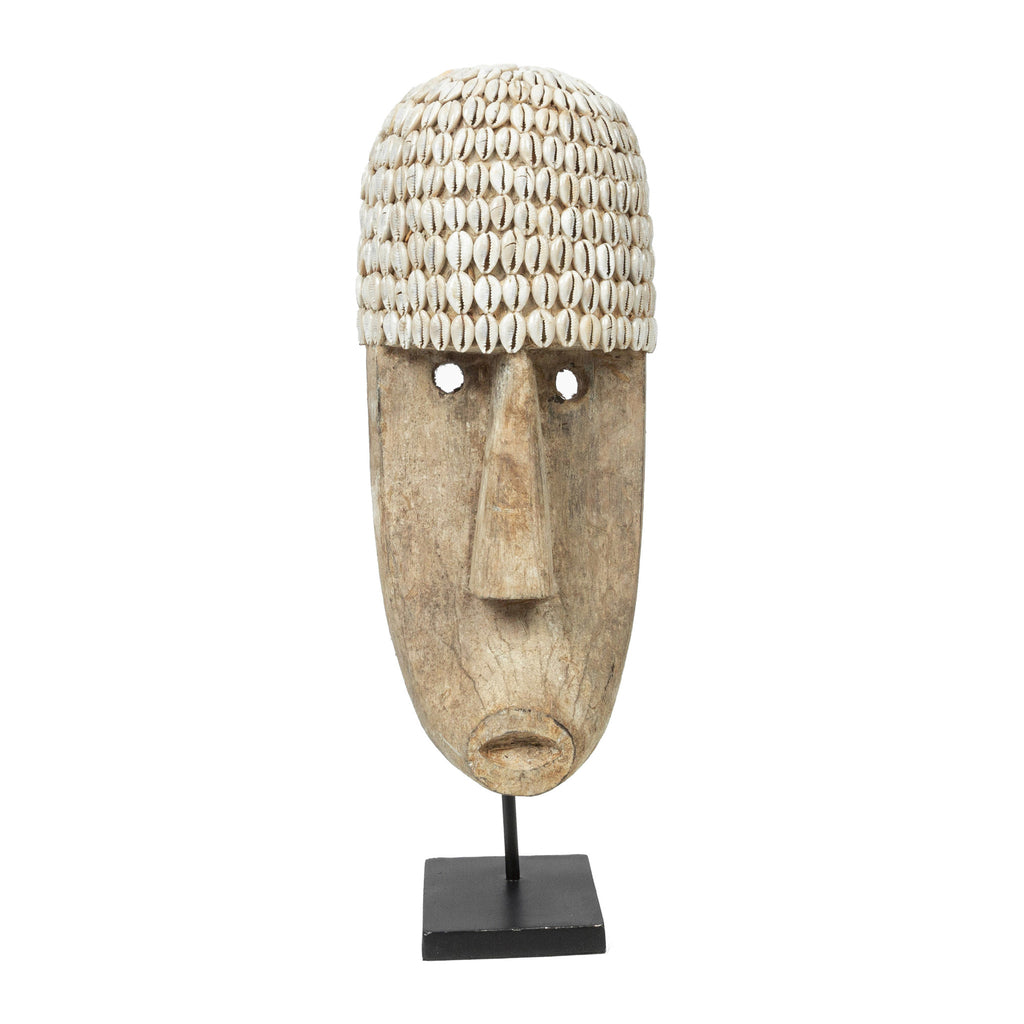 Dekoration Cowrie Maske Skulptur