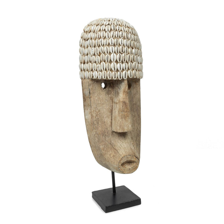 Dekoration Cowrie Maske Skulptur