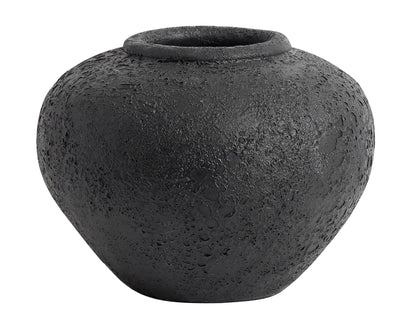 Bodenvase Luna Schwarz