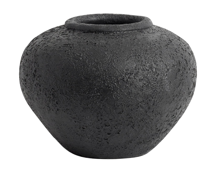 Bodenvase Luna Schwarz