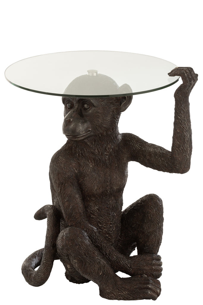 Tisch Affe Dunkelbraun