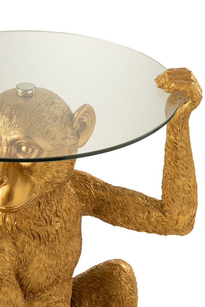 Tisch Affe Gold