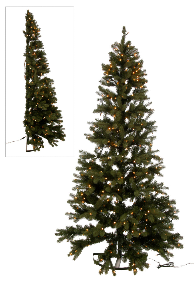 Weihnachtsbaum + LED-Halbwand 