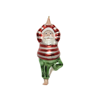Christbaumschmuck Santa Yoga