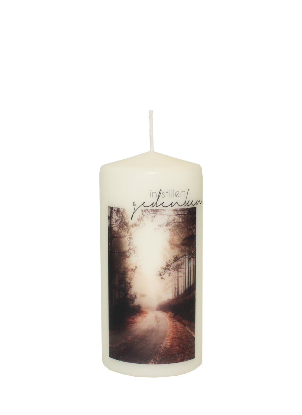 Mourning candle In silent remembrance