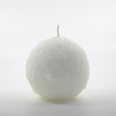 Kugelkerze Schneeball
