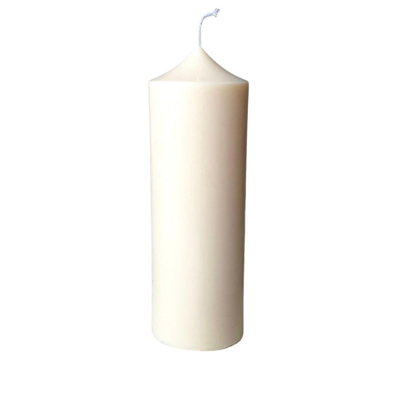 Stumpenkerze Weiss, Kerze