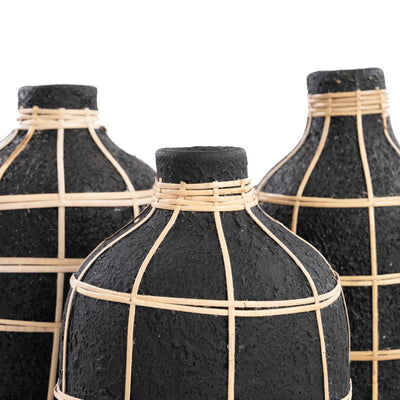Vase Whoopy Schwarz